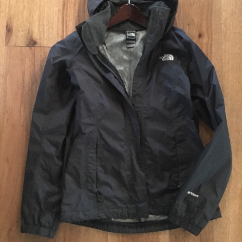 The north face rain coat